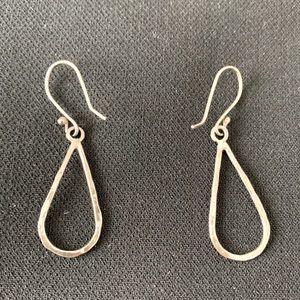 (35) sterling silver drop earrings.